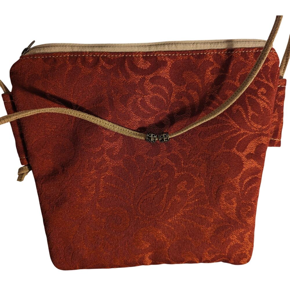 NWT Erda of Maine Patchwork Tapered Crossbody Pouch Bag Fabric - Boho